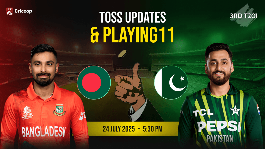 Bangladesh vs Pakistan toss updates 3rd T20I 
